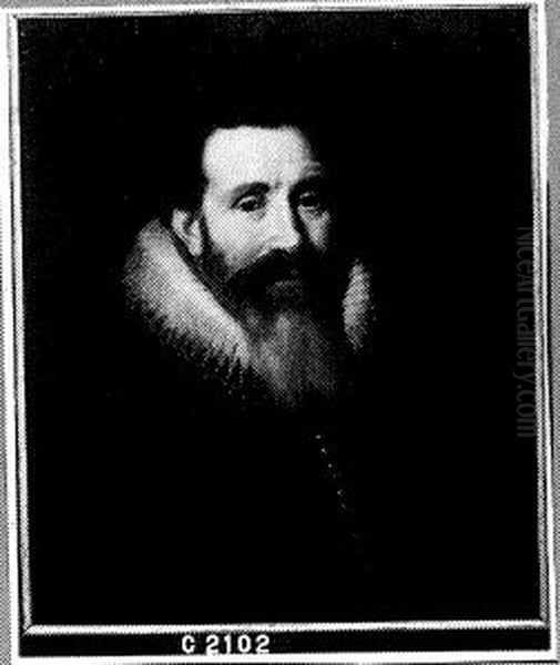 Johan de Brauw (1532-1617) Oil Painting by Jan Van Ravesteyn