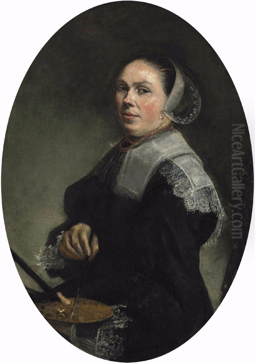 Self-portrait Oil Painting by Judith Leyster