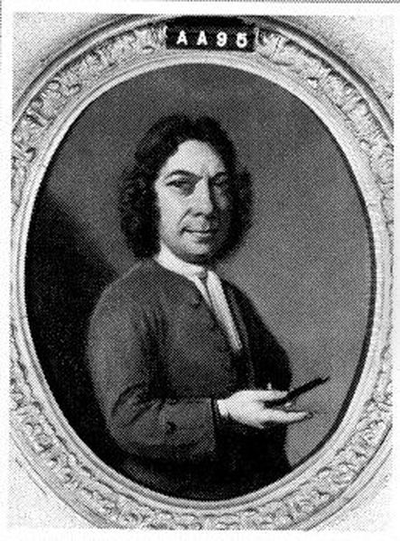 Portrait of Jean Nollekens (1695-1783) Oil Painting by Dirk Valkenburg