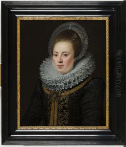 Portrait of Helena de Pottere, wife of Cornelis Booth