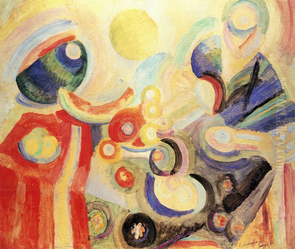 Study for La Verseuse Oil Painting by Robert Delaunay