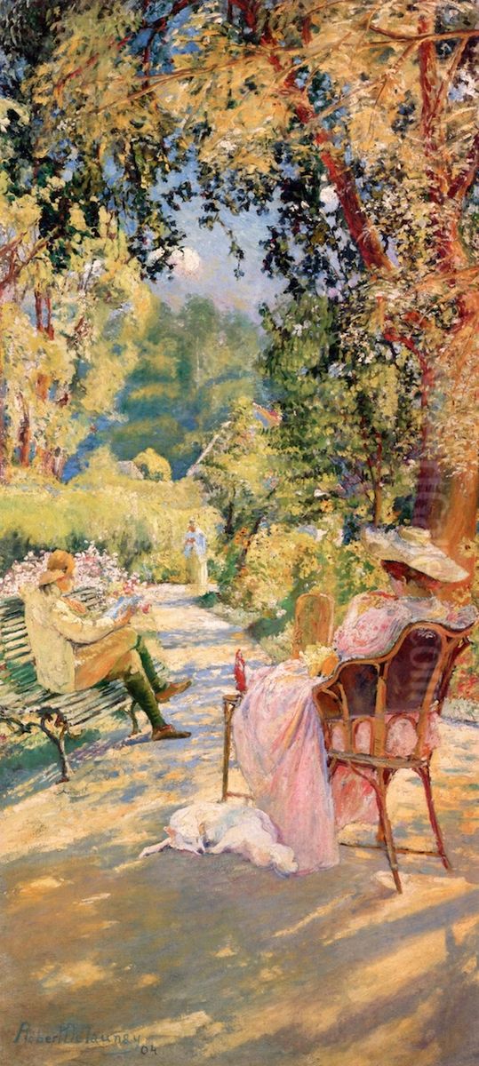 Summer Oil Painting by Robert Delaunay