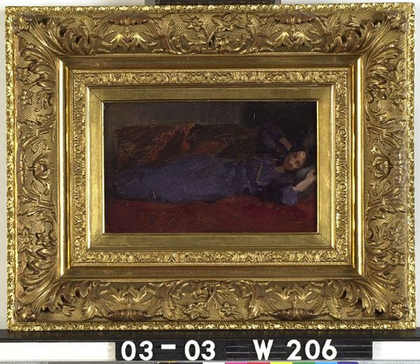 Studie van mevr. M. Witsen Oil Painting by Willem Witsen