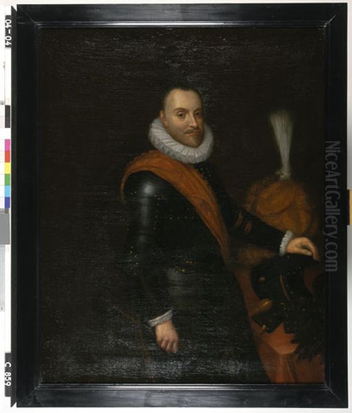 Portrait of Willem I (1533-1584), Prins van Oranje Oil Painting by Michiel Jansz. van Mierevelt