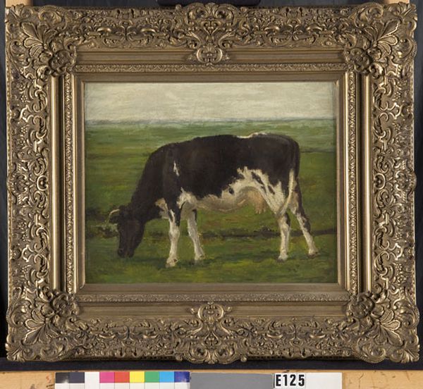 Heifer Oil Painting by Geo Poggenbeek