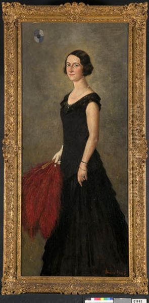 Henriette Louise Houtman Oil Painting by Simon Maris