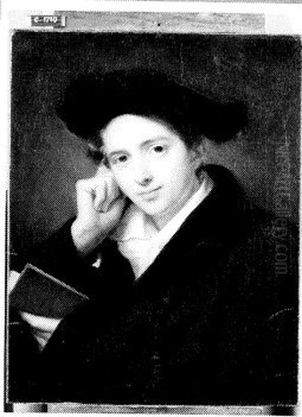 Portrait of Adriaan Hendrik de Bruine (1808-1870) Oil Painting by Cornelis Kruseman