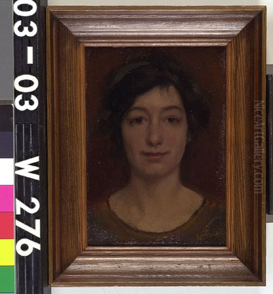 Portret van Marie Witsen Oil Painting by Willem Witsen