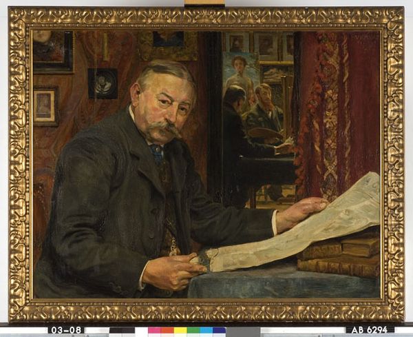 Portret van mijnen vader Oil Painting by Huib Luns