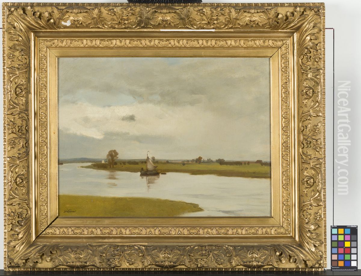 Lek bij Wijk bij Duurstede Oil Painting by Willem Witsen