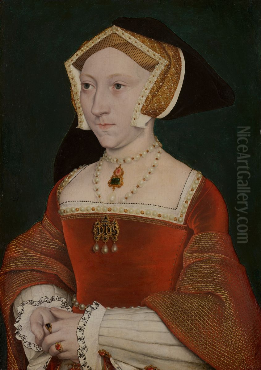 Portrait of Jane Seymour (1509?-1537) Oil Painting by Hans Holbein the Younger
