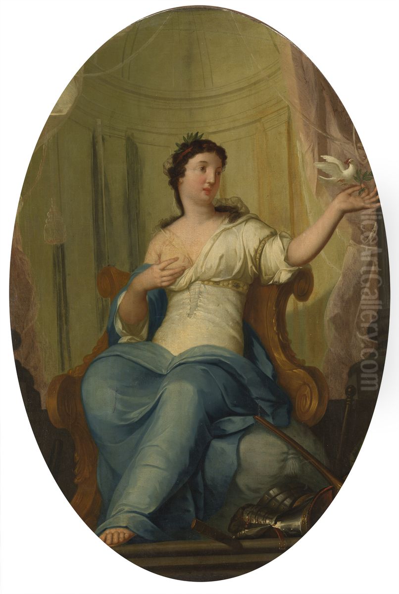 Allegory of Peace Oil Painting by Mattheus Terwesten