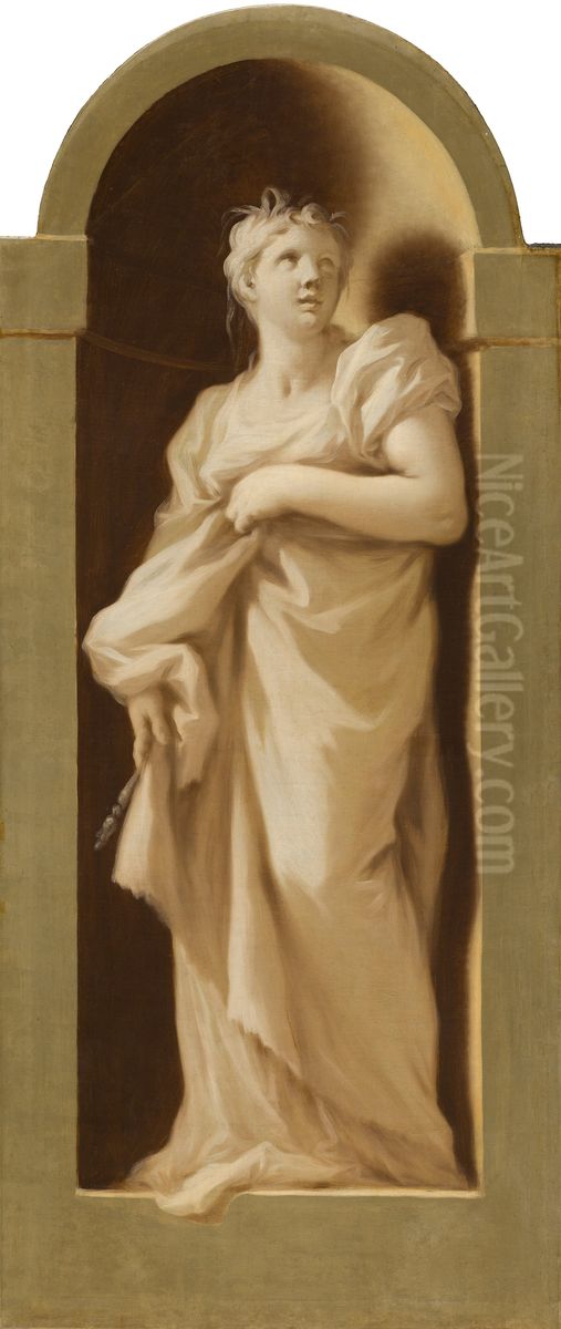 The Four Elements: Water Oil Painting by Giovanni Antonio Pellegrini