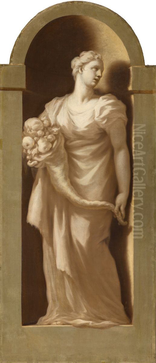 I quattro Elementi: Terra Oil Painting by Giovanni Antonio Pellegrini