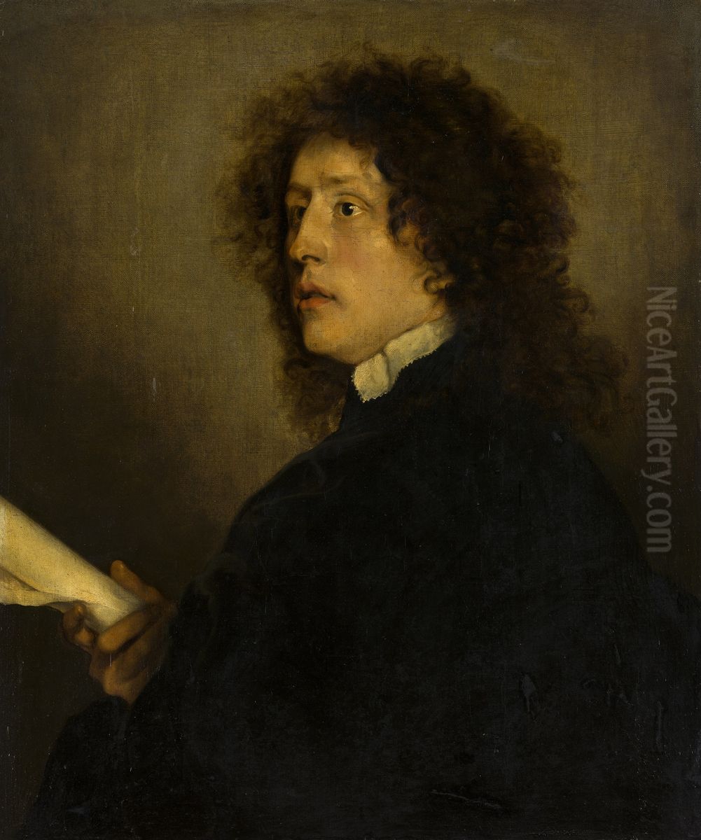 Portrait of a Man Oil Painting by Adriaen Hanneman
