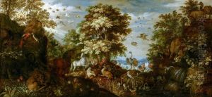 Orpheus Charming the Animals with his Music