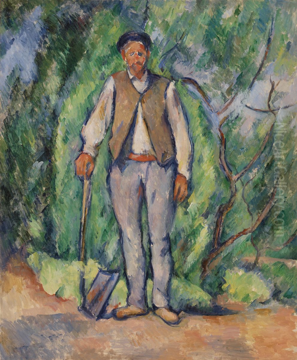 Gardener (Le Jardinier) Oil Painting by Paul Cezanne