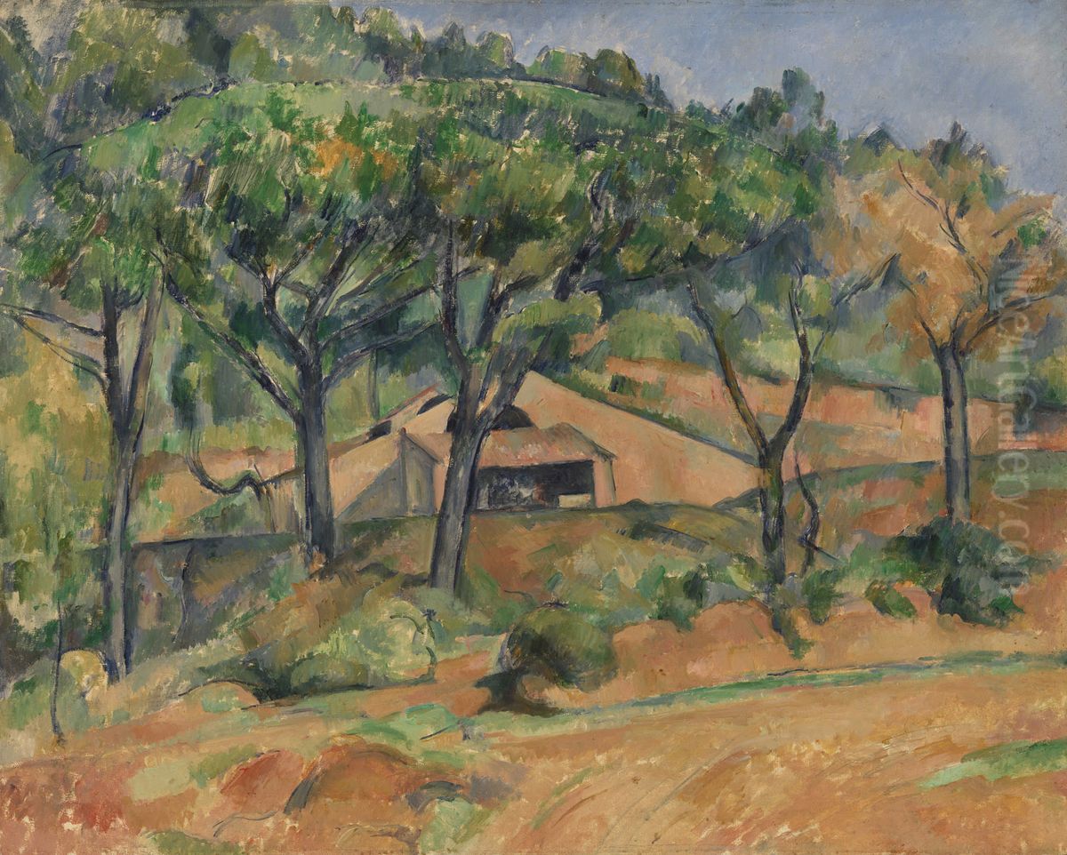 House in Provence (Maison en Provence) Oil Painting by Paul Cezanne