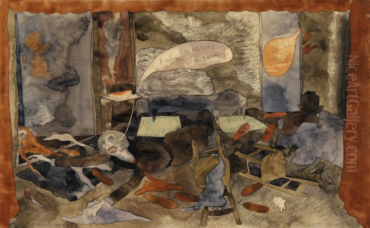 The Death of Countess Geschwitz Oil Painting by Charles Demuth