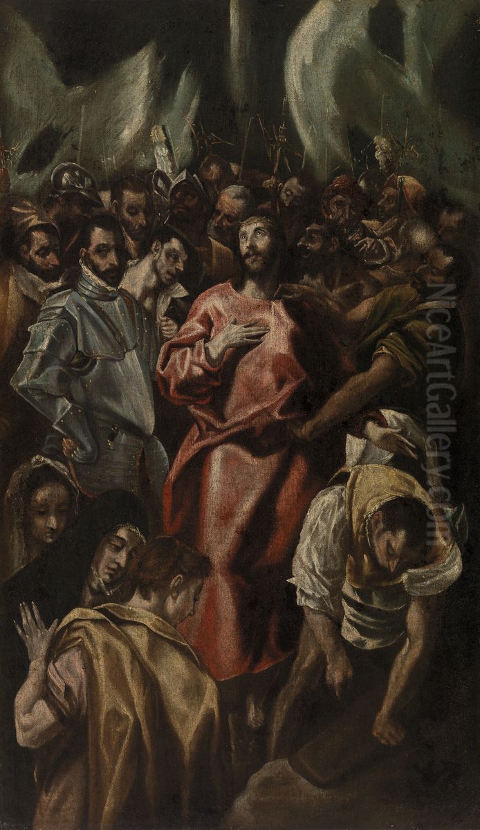 Disrobing of Christ (Espolio) Oil Painting by El Greco