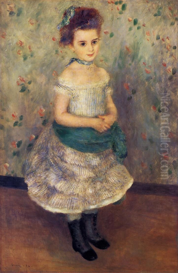 Jeanne Durand-Ruel Oil Painting by Pierre Auguste Renoir