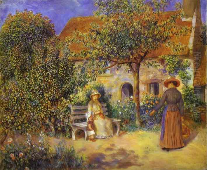In Brittany (En Bretagne) Oil Painting by Pierre Auguste Renoir