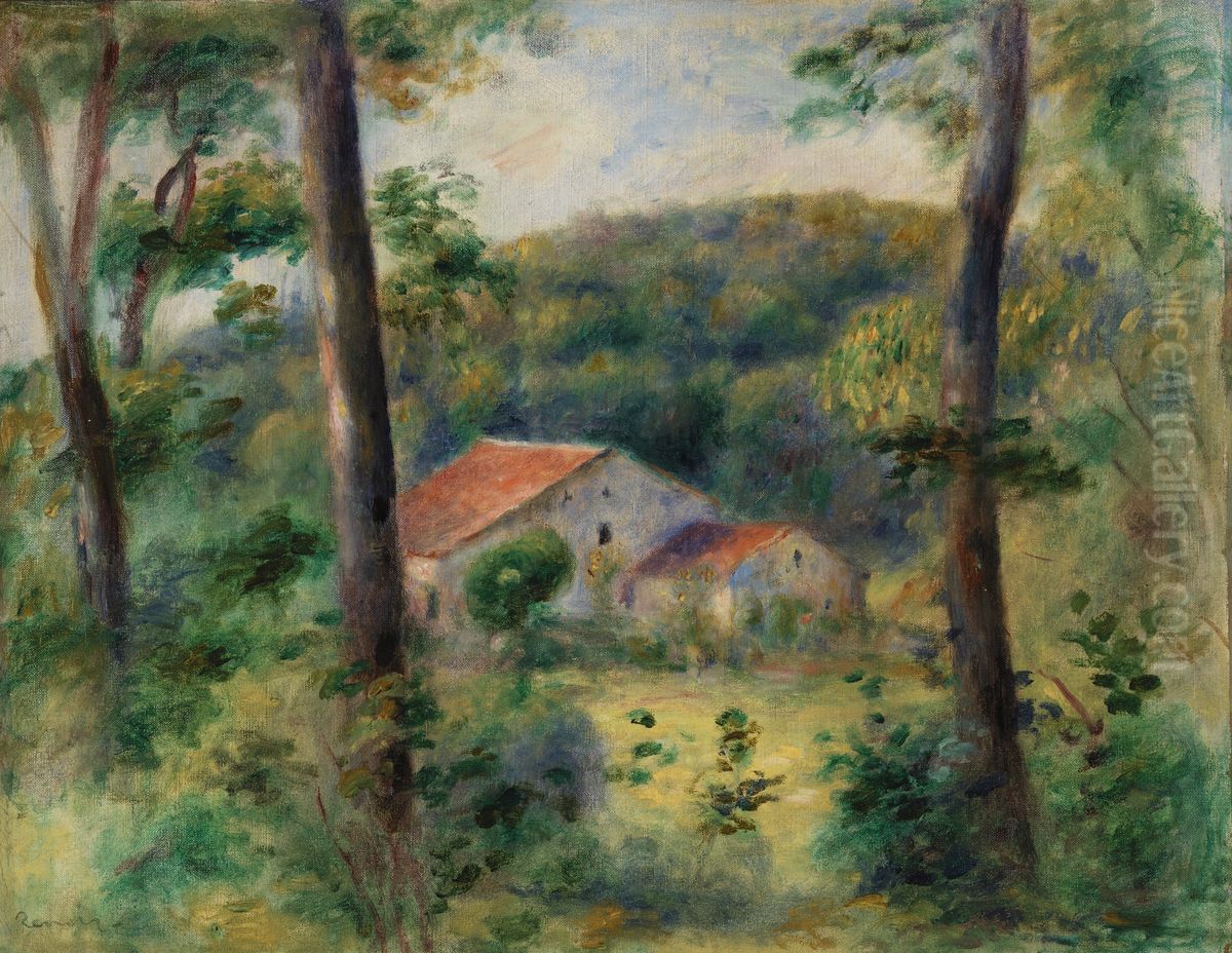 Environs of Briey (Environs de Briey) Oil Painting by Pierre Auguste Renoir