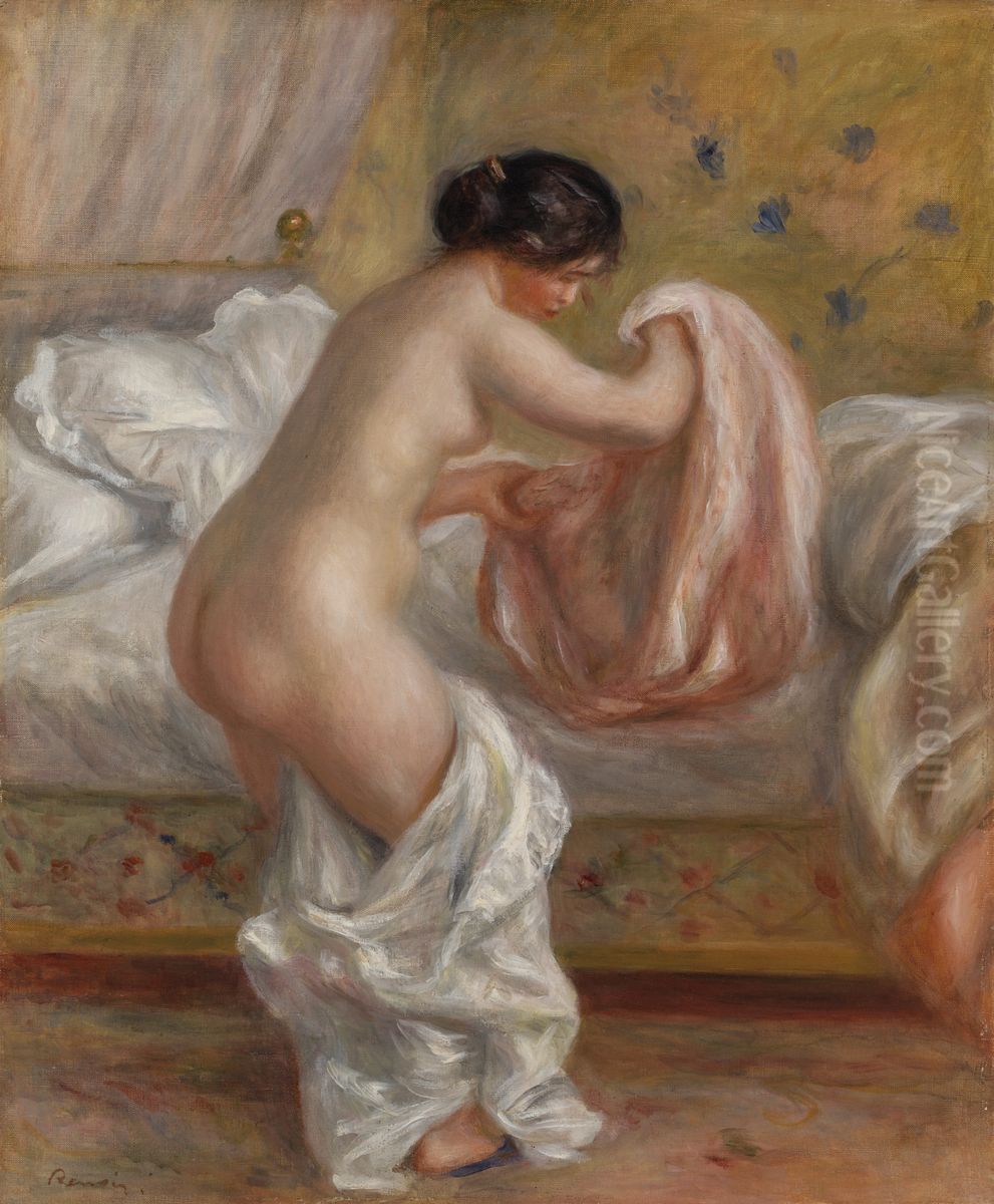 Rising (Le Lever) Oil Painting by Pierre Auguste Renoir