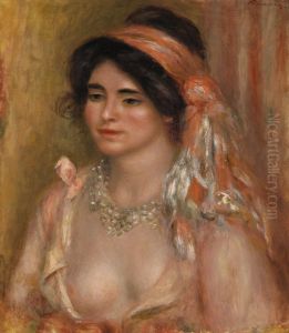 Woman with Black Hair (Jeune femme avec cheveux noirs, buste)