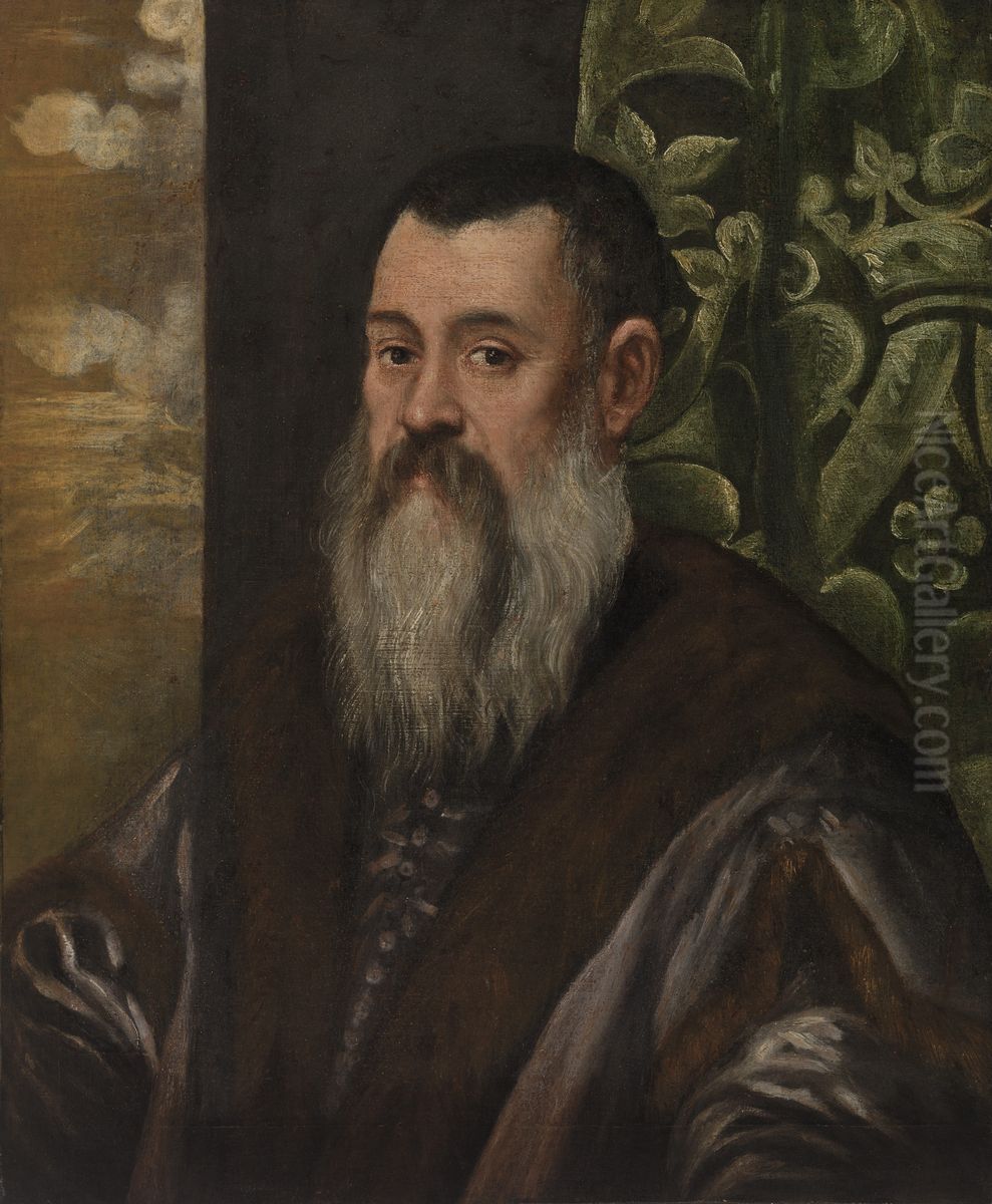 Portrait of a Gentleman Oil Painting by Jacopo Tintoretto