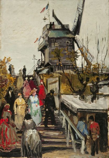 The Blute-Fin Mill Oil Painting by Vincent Van Gogh