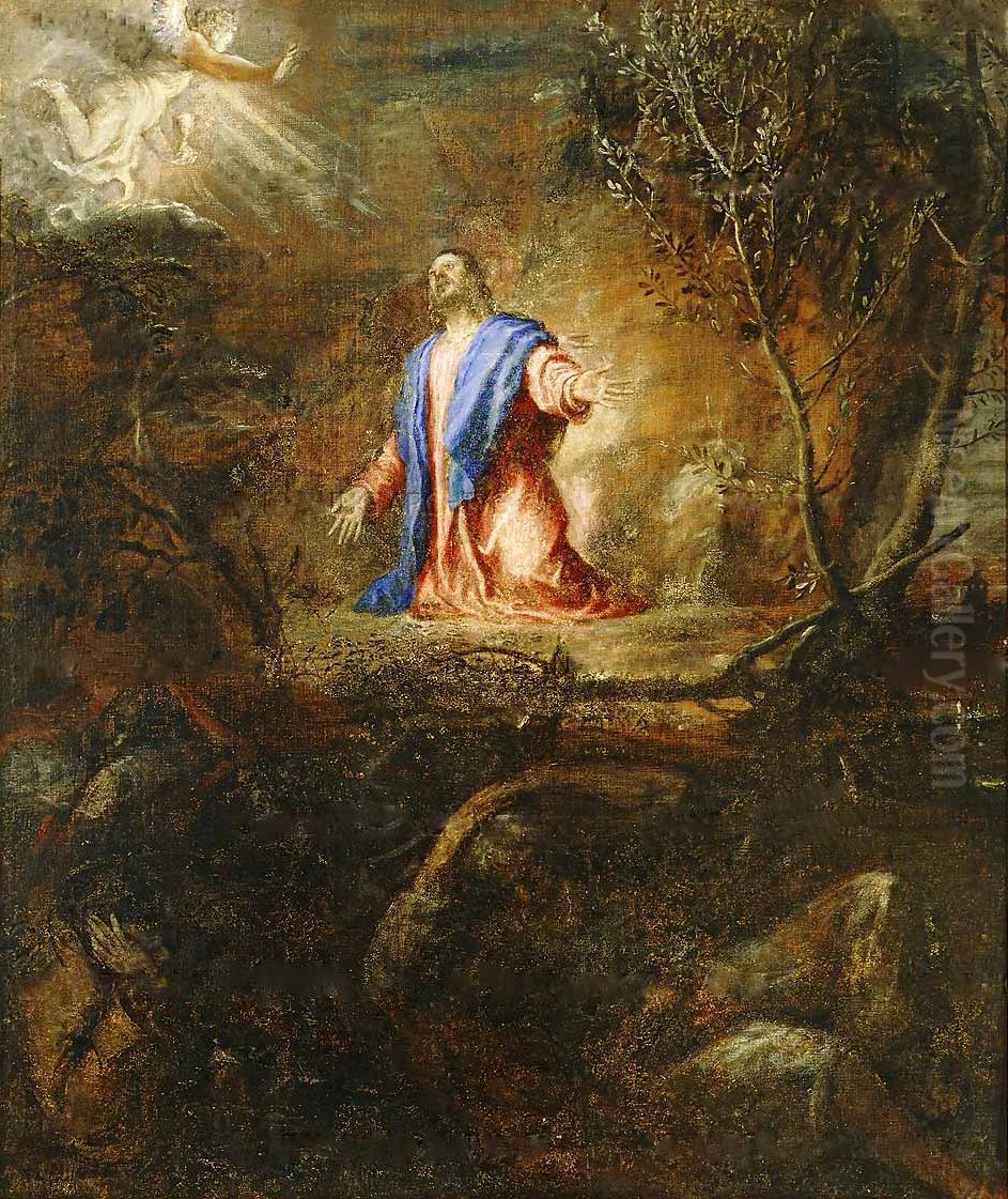 Oracion en el Huerto Oil Painting by Titian