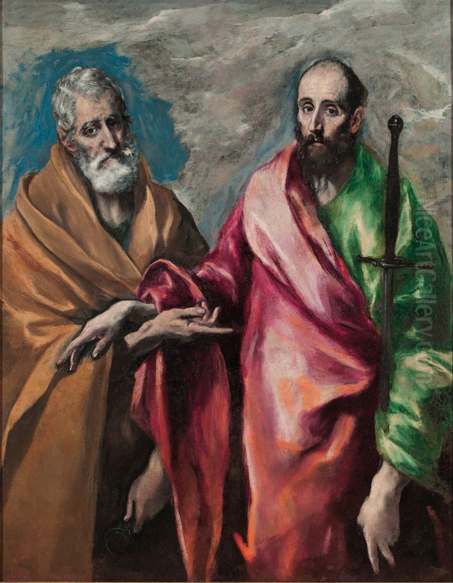 Saint Peter and Saint Paul Oil Painting by El Greco