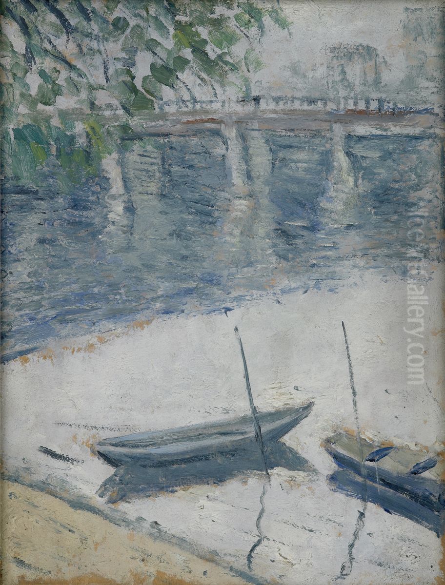 Morning on the Seine Oil Painting by Raymond McIntyre