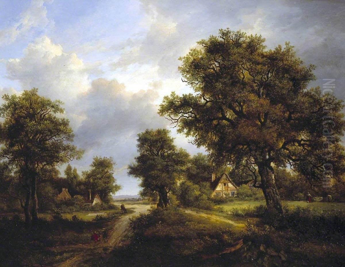 View in Sussex Oil Painting by Patrick Nasmyth View in Sussex Oil Painting by Patrick Nasmyth