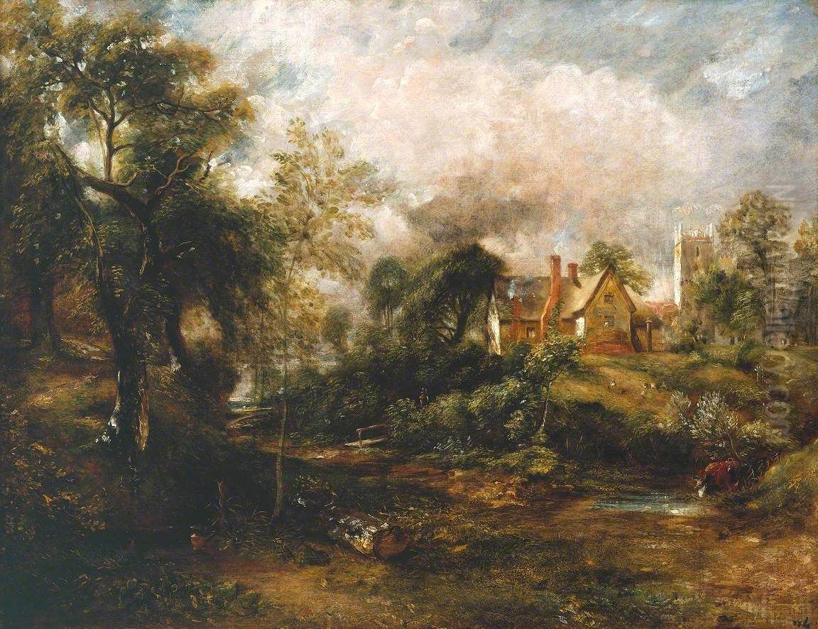 The Glebe Farm Oil Painting by John Constable