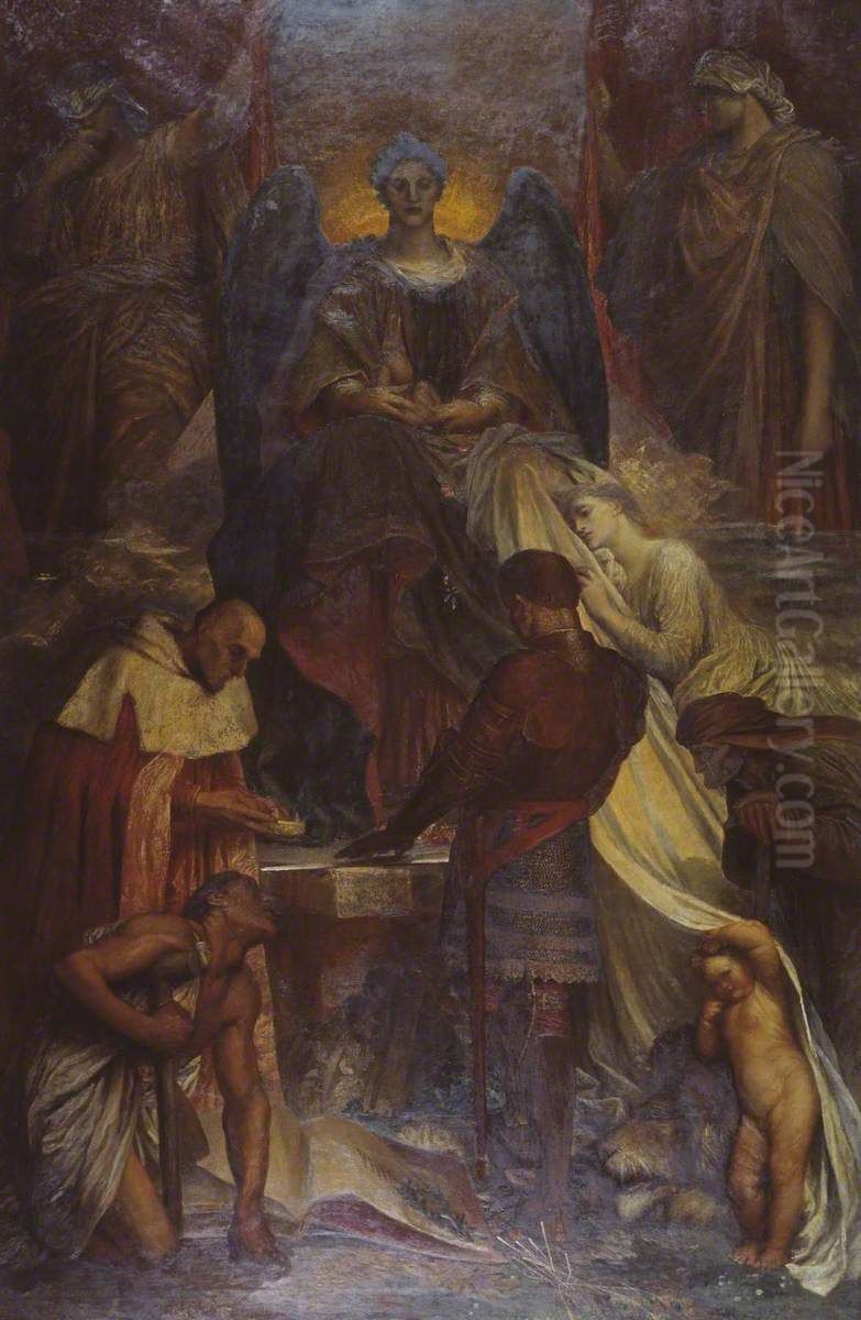 The Court of Death Oil Painting by George Frederic Watts