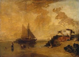 River Scene with Cattle