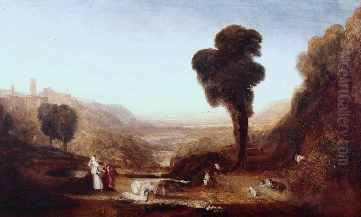 Christ and the Woman of Samaria Oil Painting by J. M. W. Turner