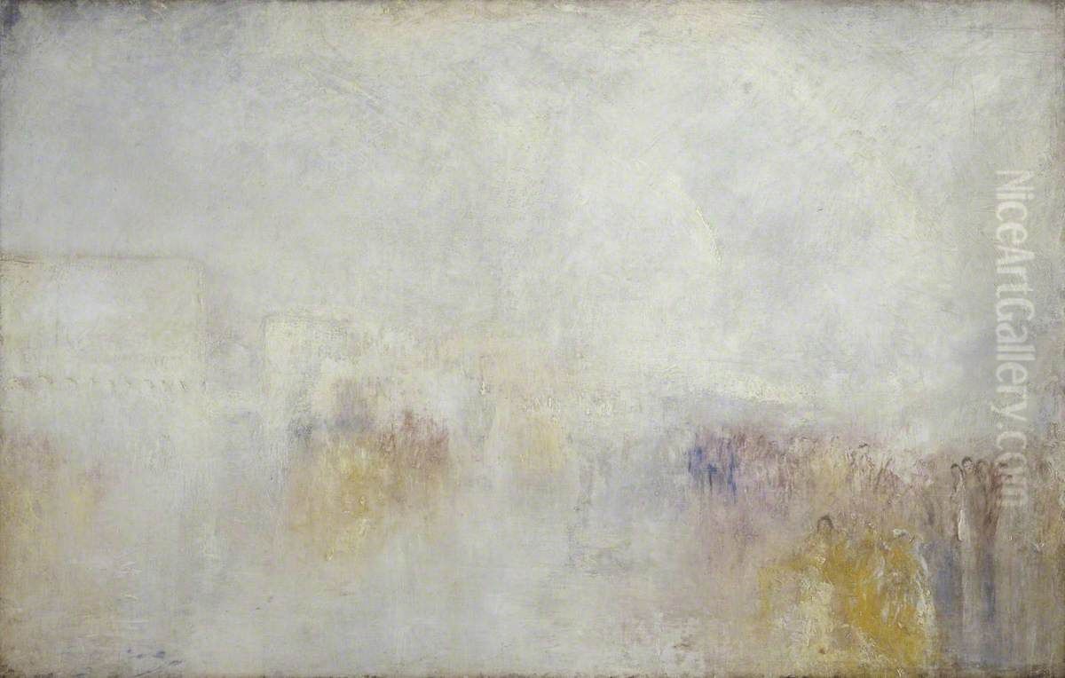 Water Fete Oil Painting by J. M. W. Turner