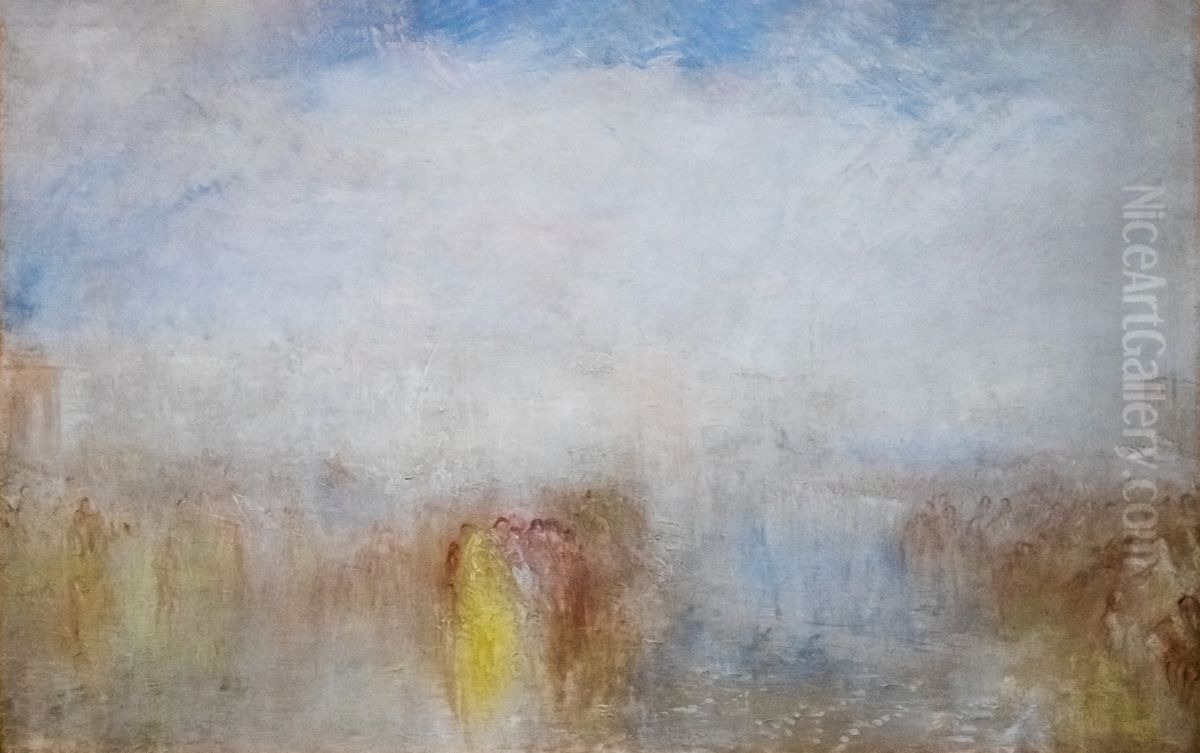 Venetian Festival Oil Painting by J. M. W. Turner