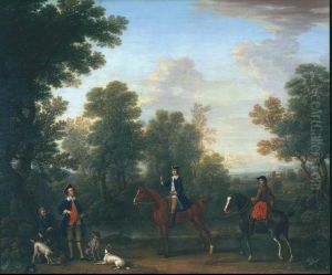 George Henry Lee, 3rd Earl of Litchfield, and his Uncle the Hon. Robert Lee, Subsequently 4th Earl of Litchfield, Shooting in 'True Blue' Frock Coats