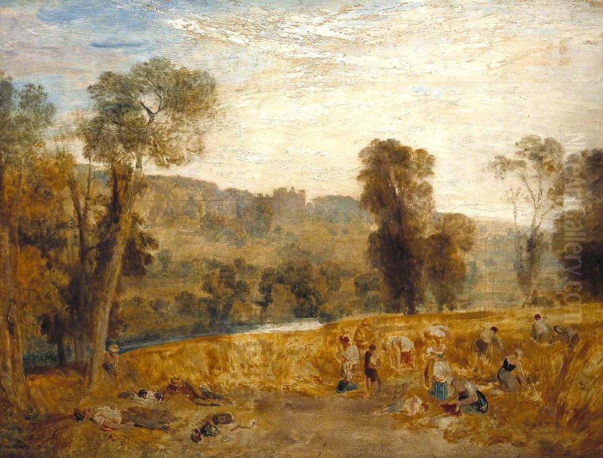 Reaping Oil Painting by J. M. W. Turner