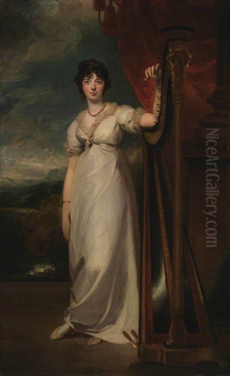 Miss Laura Dorothea Ross (Mrs Francis Robertson) Oil Painting by Thomas Lawrence