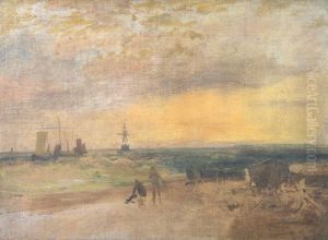 Coast Scene with Fishermen and Boats