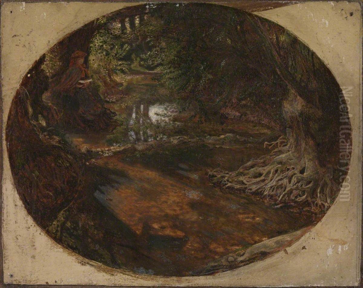 The Brent at Hendon Oil Painting by Ford Madox Brown