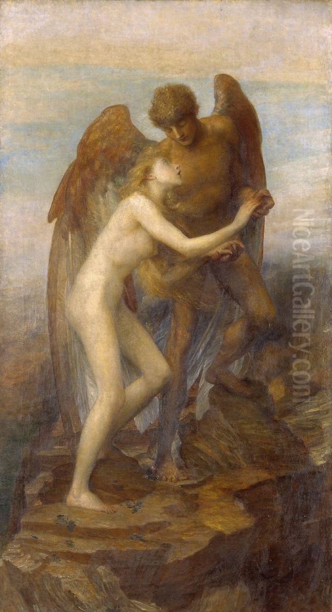 Love and Life Oil Painting by George Frederic Watts