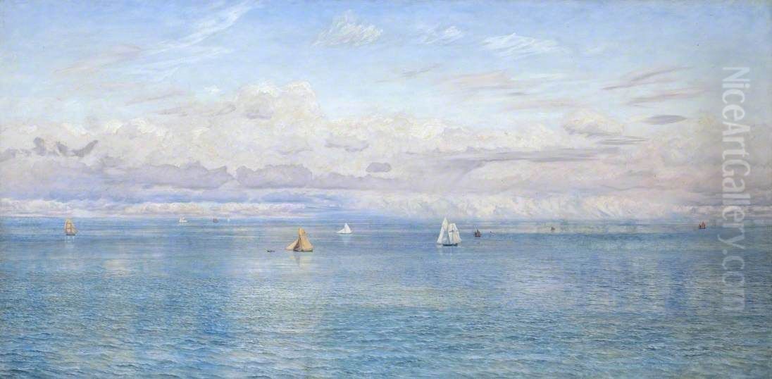 Britannia's Realm Oil Painting by John Brett