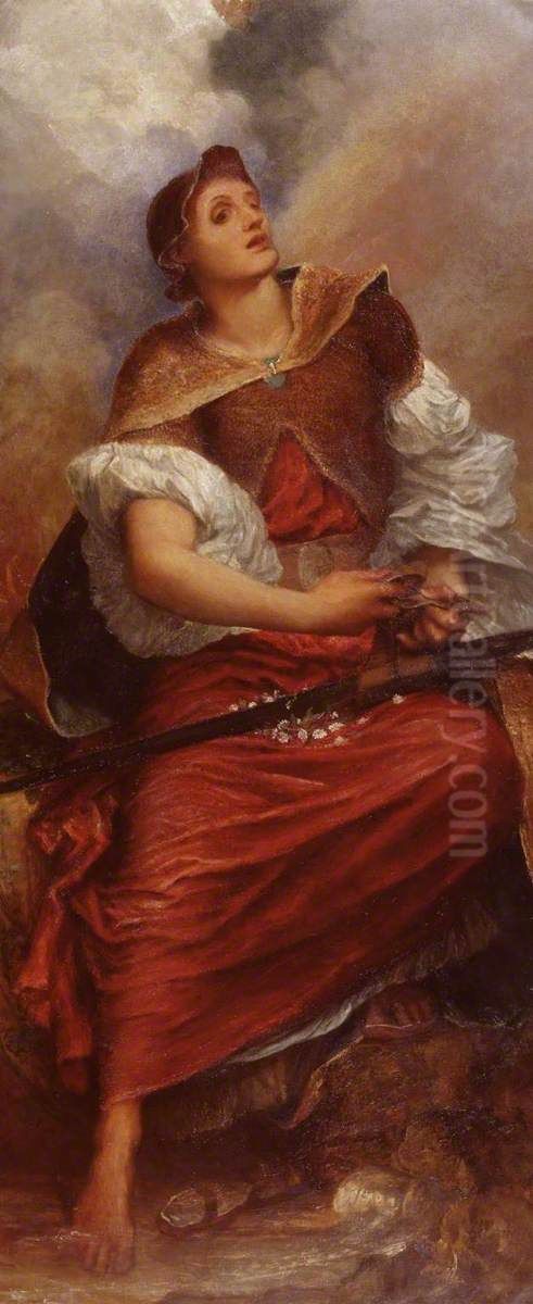 Faith Oil Painting by George Frederic Watts