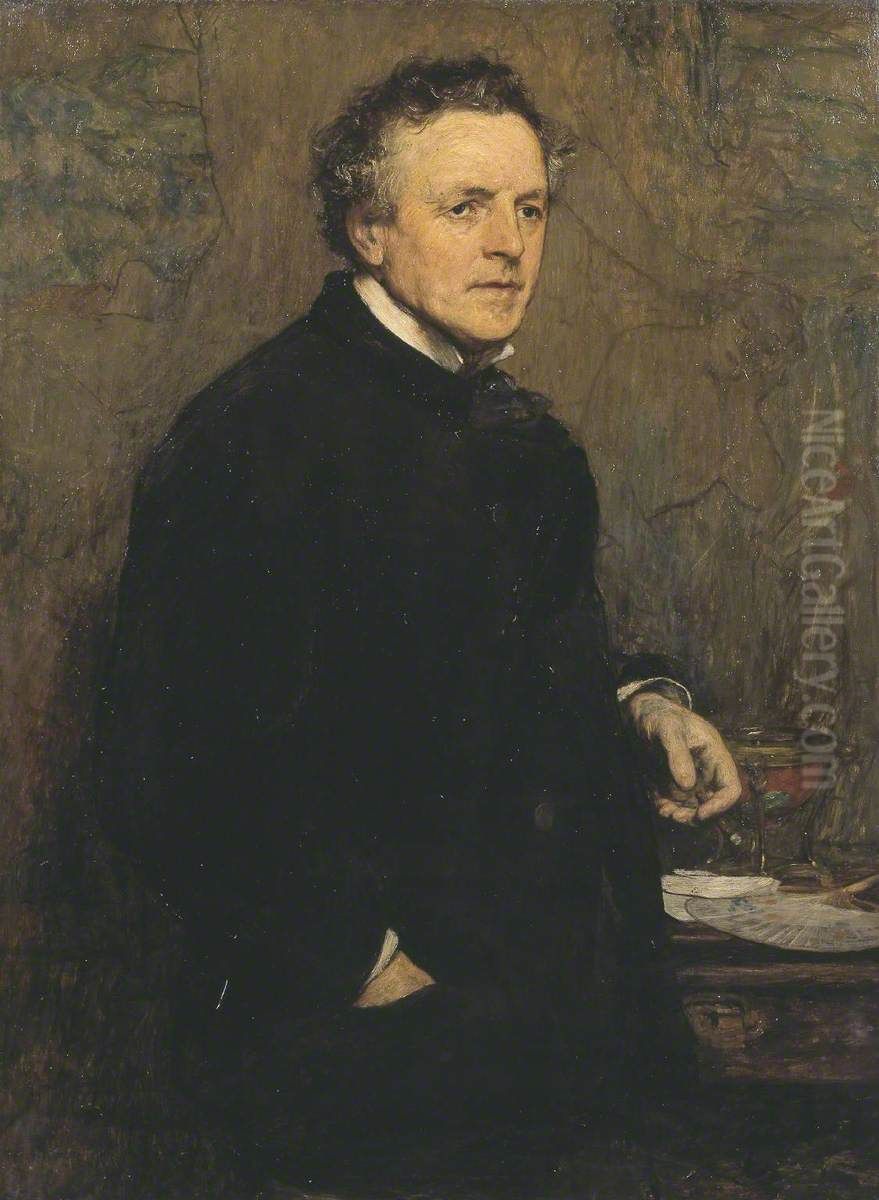 Charles Moxon Oil Painting by William Quiller Orchardson